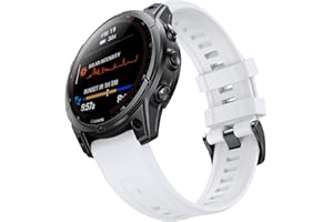 NOTOCITY Cinturino per Garmin Fenix 6X/6X Pro/7X Pro/7X, 26mm Cinturino in Silicone con Garmin Fenix 3/3 HR/5/5 Plus, Descent Mk1/Mk2/MK2i, Enduro, Enduro2