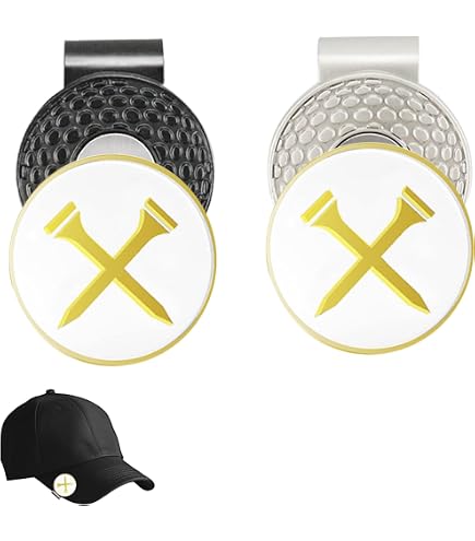 thumbnail interactive-video image 1 of Dollar Sign - Golf Ball Marker With Magnetic Golf Hat Clip 1 of 9