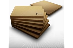 SENDEO Vermiculite Platten für Kamine & Öfen - Feuerfest & hitzebeständig bis 1.300°C - Schamotte Ersatz - Brandschutzplatten (2 Platten, 500 x 300 x20 mm)