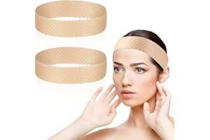 CENCERY 2 Stück Silikon-Perücken-Griffband, rutschfestes Perücken-Griffband, transparentes Perückenband, verstellbares Perückenband für Damen und Herren, fixiert die Perücke an Ort und Stelle