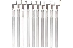 BETUED 10pcs bijoux outil de sculpture ensemble, cire bricolage sculpture en métal stylo de gravure, outil de fabrication de bijoux pour l'artisanat et des bijouteries