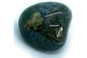 ENERGY IN HARMONY Moss Agate Large Tumbled Stone - 1 Pc