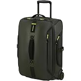 Samsonite Paradiver Light &ndash; Travel Bag with Wheels (55 cm), Small, Carry-on, Water Repellent, Lightweight, 48.5 L, Jungle Gre