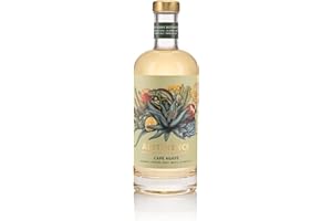 Abstinence Cape Agave Non Alcoholic Mezcal Alternative 750ml Premium Smoky Botanical Zero Proof Spirit for Mindful Drinking and Mocktails