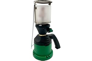 Lampe à gaz Nola avec 3 ampoules - Lampe de camping à cartouche de gaz, Lanterne à gaz d'extérieur au propane, Lampe à cartouche de gaz pour le camping, Lampe de camping Art. 930