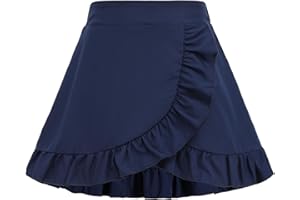 Weardear Filles Jupes Enfants Loisirs Ruffle Skirt A-Line Mode Jupe pour Filles 5-14 Ans