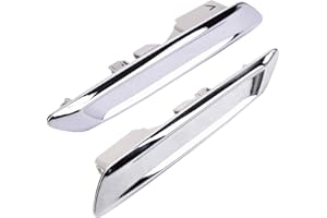 ZAYRAY Vorne Links & Rechts Chrom KotflüGel Leiste für F10 F11 528I 535I 51137336645 51137336646