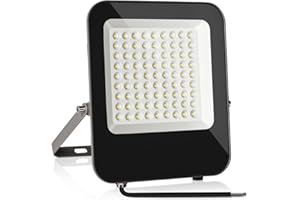 Tayire Focos LED Exterior 50W, 5000LM 3000K Blanco Cálido Superbrillante Luces LED Exterior, Proyector LED Impermeable IP65 Luz de Inundación para Terraza, Jardín, Patio, Parque, Garaje, Pasillo