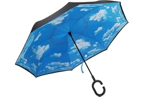 FLM 2X OMBRELLO INVERSO REVERSIBILE APERTURA AL CONTRARIO ROVESCIATO ANTI PIOGGIA MO