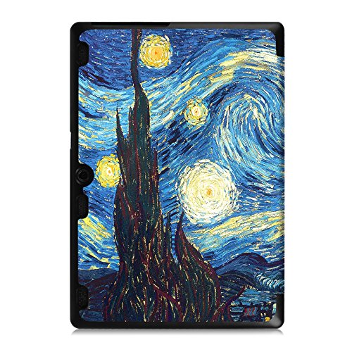 Fintie Lenovo Tab 2 A10-30 / Tab 2 A10-70 / Tab 3 10 Plus Hülle – Ultra Slim Superleicht Schutzhülle Tasche mit auto Sleep / Wake Funktion für Lenovo Tab 2 A10-30 / A10-30L / A10-30F / Tab 2 A10-70 / A10-70L / A10-70F / TAB3 10 Plus / Tab 3 10 Business 10,1 Zoll Tablet, Sternennacht - 9