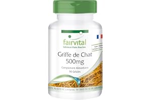 Liane du Pérou 500mg - 45 Jours - Hautement dosé - 90 gélules - Uña Gato