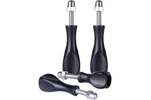 Suptig Viti a testa zigrinata, 3 pezzi, 1 vite a testa zigrinata corta per Gopro Hero 13 Hero 12 Hero 11 Hero 10 Hero 9 Hero 8 Hero 7 Hero 6 Hero 5/4/3/3+, Dji action, Akaso, Insta 360 Akaso Action