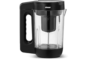 Linsar - Multi Blender - Milk & Soup Maker - Transparent Jug and Stainless Steel Blade - With LED Display, 7 Programms - Keep Warm -1.6 L - 900 W