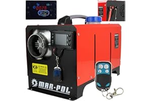 IMJ-Global - Riscaldatore a Gasolio Portatile (12V/230V, 12KW) Riscaldatore Diesel Generatore Aria Calda Gasolio per Camper, Tenda, Campeggio, Parcheggio, Dotato di Monitor LCD con Telecomando