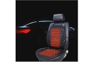 ALIEDA 12v Auto Heizung Zigarettenanzünder, Schnelle Erwärmung 12v Auto Sitzaufleger rutschfest Universal Seat Back Protector Passend für Fahrersitz,G-1Packung