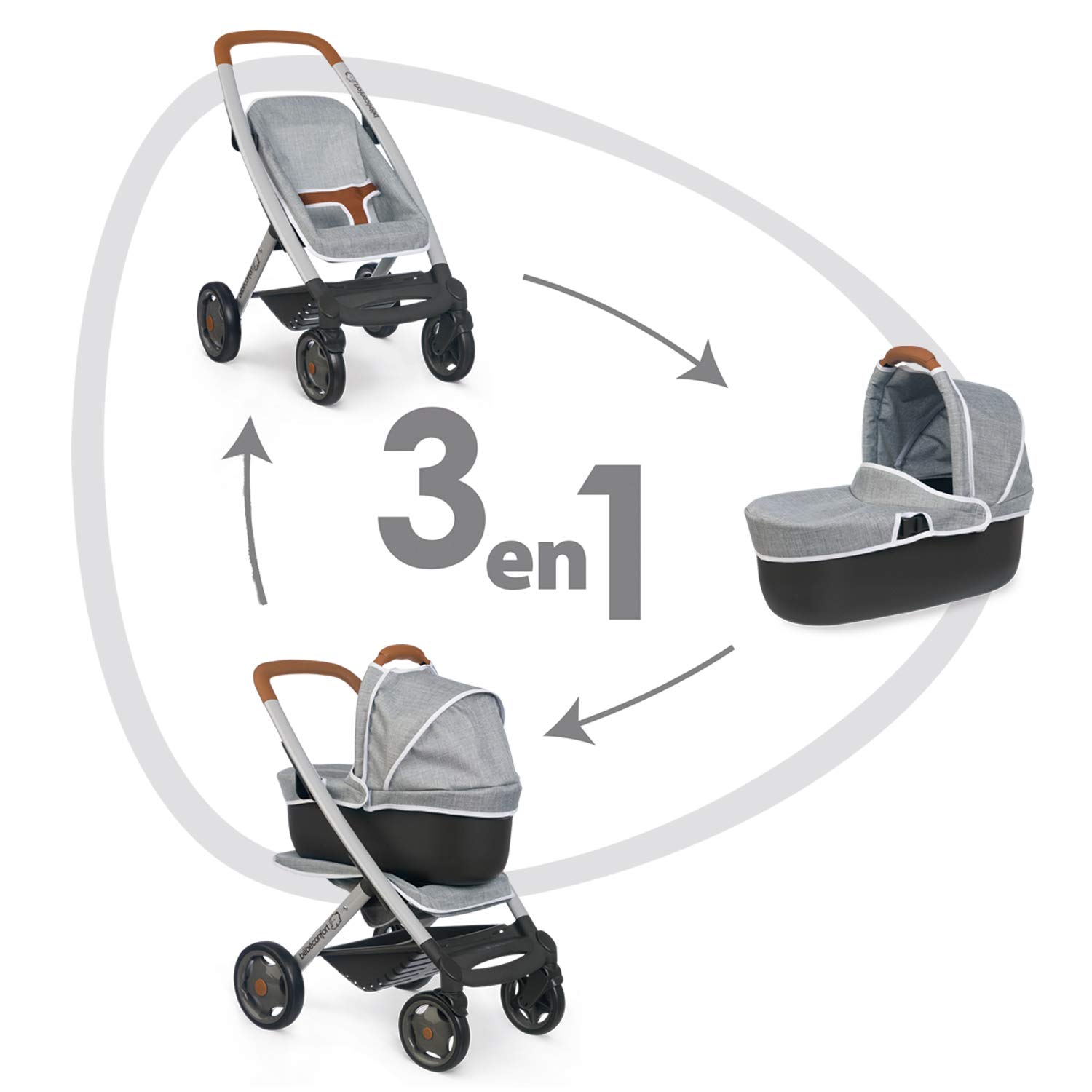 Smoby Combi Bebe Comfort Grey Color Toys Games Doll Accessories Dldp Al