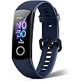 HONOR Band 5 Smartwatch Armband mit Pulsmesser,Wasserdicht IP68 ， Schlafmonitor Fitness Tracker Blau