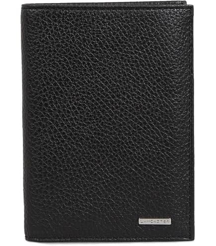 Porte-documents Lancaster En Cuir Pleine Fleur Noir - Format A4, Compartiment Ordinateur, Style Vintage