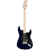 Squier Sonic Stratocaster HSS Elektro Gitar, 2 Yıl Garantili Gece Mavisi, Ak&ccedil;aağa&ccedil; Klavye