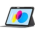 Targus Case for iPad 10th Generation 2022, Click-In Durable Protective Case 10.9 inch, Infinite Viewing Angles with Stand and Magnetic Closure - Silver