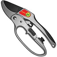 Gartenschere mit Ratsche, unsere Amboss-Baumschere ist ideal für schwache Hände und trotzdem stark genug für jede Art…