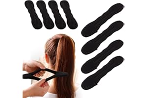 FDCGAS dutt maker - 8 Stück haaraccessoires Damen Hair Bun Maker Upgraded Haarhalter Schwamm Clips Haar Styling Donut Brötchen Haar Twist Lockenwickler Donut Tools, 4 Große und 4 Kleine