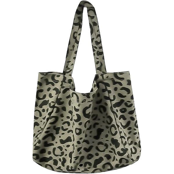 Canaln Saint Barth Borse Scontate Borsa Tote Borsa Leopardata