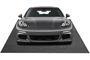 KISTRBA Eindämmungsmatte 8'3" x 19' Garagenbodenmatten Kompatibel mit Panamera, Garagenmatte Auto wasserdichte Hochleistungsmatten für Autos zum Schutz vor Regen, Schnee und Schlamm