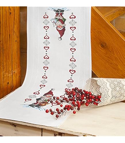 NAHUIGOOD Kreuzstich Kissen-Set - Vorgedruckt Mit Katzenmotiv 45x45cm Für Anfänger