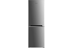 CORBERO Corberó CCH18531NFXINV Frigorífico Combi 185x60x69, Capacidad 323L, No Frost, Color Inox, Motor Inverter, Luz LED, Fresh Box, Crisper, Balcones ajustables, Silver Trim, 39 Db, E. Energética D