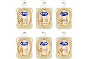 Carex Advanced Care Shea Butter Antibacterial Hand Wash, 3x More Moisturisers, Clean & Protect Hands, Bulk Buy, Pack of 6 x 500ml