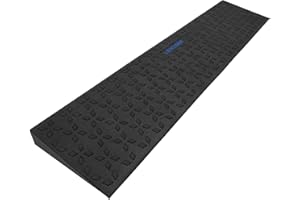LIEKUMM Rubber Threshold Ramp 3.5 cm Height, 650 kg Capacity Wheelchair Ramps for Doorways, Non-Slip Ramps for Mobility Scooters, Motorcycles, Doorways, Steps, Kerbs, Polaris Pattern Design
