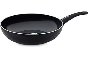 GreenChef Diamond GREENCHEF Wok, Céramique, Noir, Wok de 28 cm/3,6 l