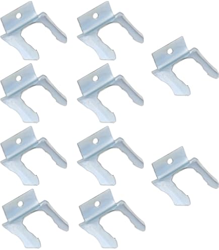 50 Clips De Terry – Type Ouvert, Ressort Acier BZP, Diamètre De Prise 13 Mm, Onestopdiy
