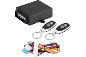 CYSFETENA Universal Kfz Zentralverriegelung System, Funkfernbedienung Auto, Schlüsselloses Zugangssystem für Türschloss, Zentralverriegelung Universal Nachrüsten Kit