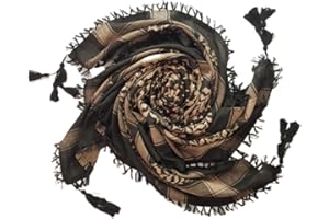 MILSPEC SURPLUS Shemagh Scarf Cotton Arab Head Cover Desert Palestinian Keffiyeh Tactical Army Scarf Hand Made