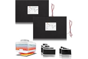 ‎CAMPERXLITE CamperXlite Wohnmobil Tank Heizung Pad mit Automatischem Thermostat und Starker Klebstoff, 45cm×30cm 12V DC Fäkalientankheizung Perfekt für Wohnmobil Frischwasser/Grauwasser/Schwarzwassertank (2 Pack)