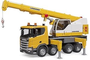 Bruder Scania Super 560R Liebherr Kraanwagen met licht en geluid
