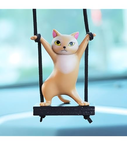 KQDRAVINE 3 Stück Wackelkatzen Auto - 2D Acryl Wackelfiguren Für Auto Und Fahrrad