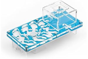 AntHouse - Hormiguero Acrílico Kit Educativo - Hormiguero con humidificador de Seta - Terrario deHormigas Ampliable - Incluye Deposito de Agua y Hormigas - Medidas (10x20x1,3 cm) - Color Azul