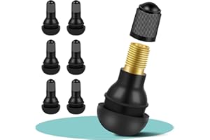 ‎ACIELANNA 6 Stück TR412 Gummi Ventile, Universal Autoventil, Snap-In Gummiventile, Reifenventil, Autoreifen Ventil, Gummiventil Reifen für Motorräder, Meist Auto