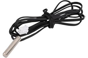 LIEBEWH B3950 NTC Thermocouple, 10k Stainless Steel Temperature Sensor Probe Highly Accurate Temperature Test Thermal Sensor (30 cm)