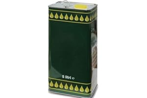 BOTTIGLIERI CASALINGHI x4 Lattina latta in metallo per olio contenitore 5lt con tappo e maniglia 0801