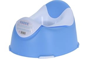 hibuy Baby Töpfchen Kindertoilette mit herausnehmbarer Innenschale, anatomisch, rutschfest, sicherFarbe: Blau
