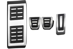 YALIYA Fußstütze Pedale Abde Für Skoda Für Scala 2019-2021 Für Fabia Edelstahl Auto Accelerator Bremse Fußstütze Pedal Abdeckung Accelerator Bremse Pedale (Größe : MT with Rest)