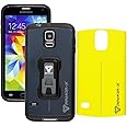 Armor-X Rugged Case Cover, Tough Impact Protection with Patent X-Mount for Bike, Car, Motorcycle and Armband for Samsung Galaxy S5 - Retail Packaging - Blue