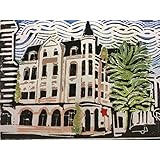 Hart Backbord Bremen Walle - Linolschnitt, von Hand einzeln gedruckt, etwa 15x20cm, Limitiert auf 10 Stück, nicht nachdruckbar