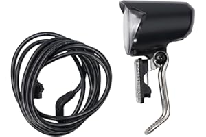 CARMOTTER Phare avant de vélo électrique, 6-60 V, phare universel pour vélo électrique, éclairage étanche pour vélo de montagne
