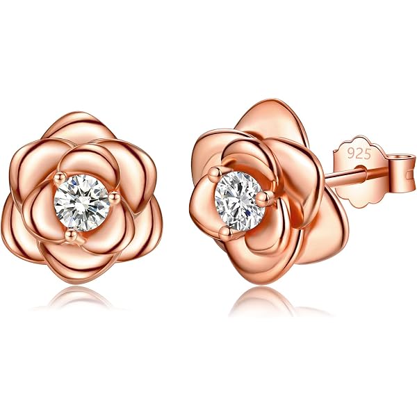 Orecchini a perno con sfera in argento sterling Q925 / Orecchini a
