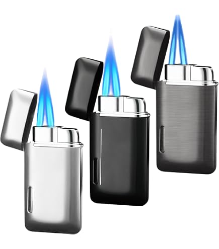 Briquet Clipper Jet Shiny Avec Flamme Turbo – Rechargeable Et Réglable